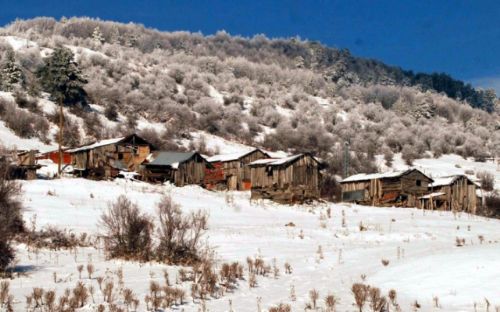 Yurt genelinden kar manzaraları