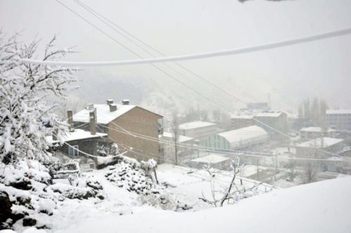 Yurt genelinden kar manzaraları