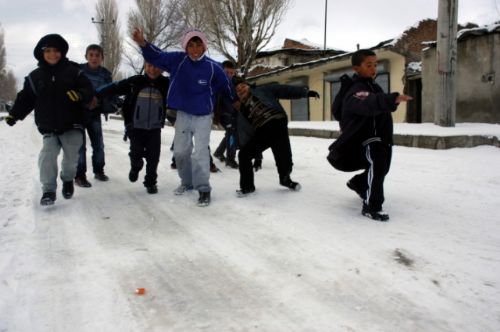 Yurt genelinden kar manzaraları