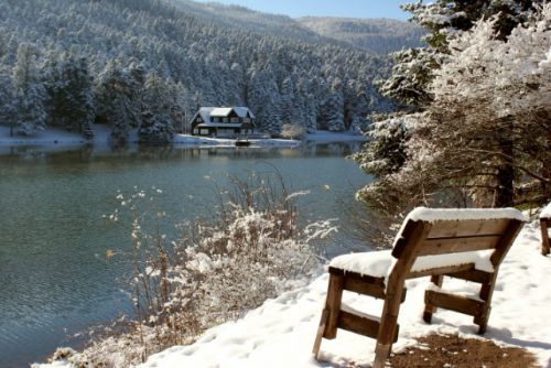 Yurt genelinden kar manzaraları