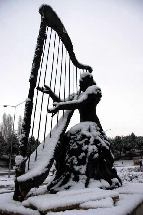 Yurt genelinden kar manzaraları