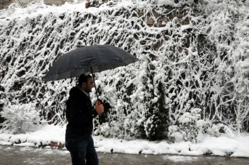 Yurt genelinden kar manzaraları