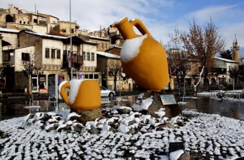 Yurt genelinden kar manzaraları