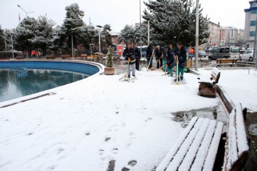 Yurt genelinden kar manzaraları