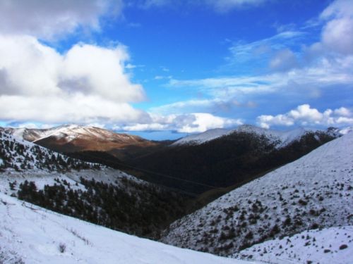 Yurt genelinden kar manzaraları