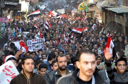 Mısır halkı da ayaklandı...