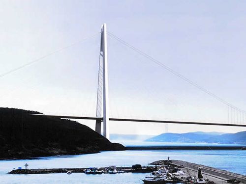 3. Köprü inşaatından ilk görüntüler