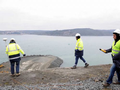 3. Köprü inşaatından ilk görüntüler
