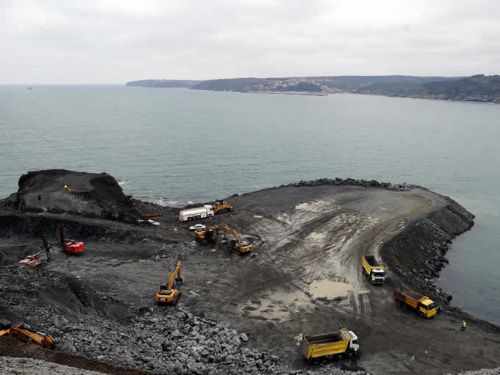 3. Köprü inşaatından ilk görüntüler