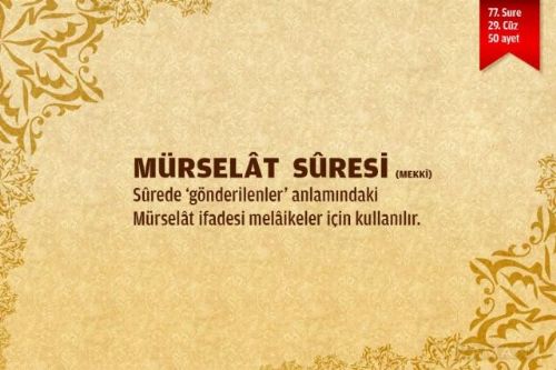 Sure isimlerinin manalarını biliyor musunuz?