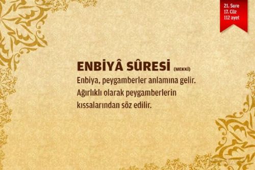 Sure isimlerinin manalarını biliyor musunuz?