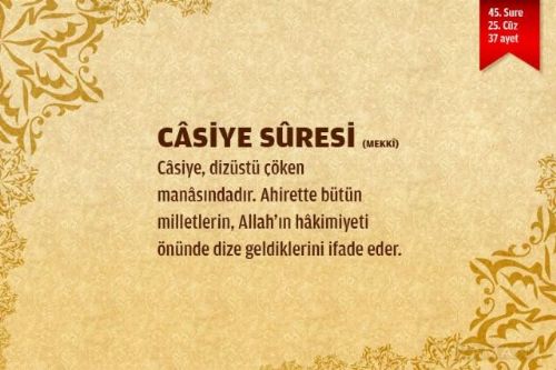 Sure isimlerinin manalarını biliyor musunuz?