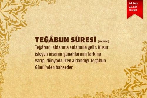 Sure isimlerinin manalarını biliyor musunuz?