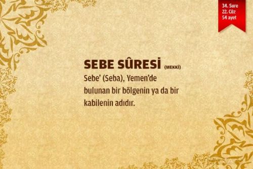 Sure isimlerinin manalarını biliyor musunuz?