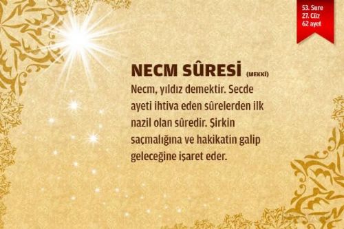 Sure isimlerinin manalarını biliyor musunuz?