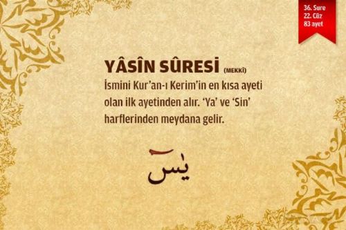 Sure isimlerinin manalarını biliyor musunuz?