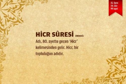 Sure isimlerinin manalarını biliyor musunuz?