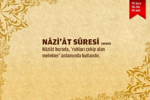 Sure isimlerinin manalarını biliyor musunuz?