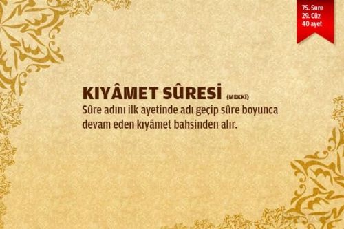 Sure isimlerinin manalarını biliyor musunuz?