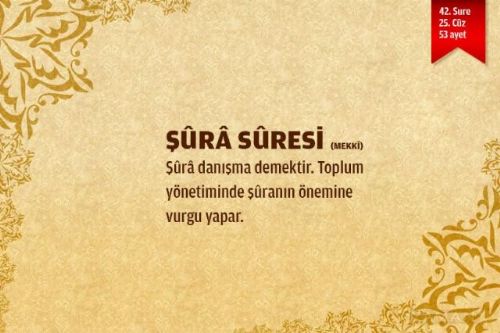 Sure isimlerinin manalarını biliyor musunuz?