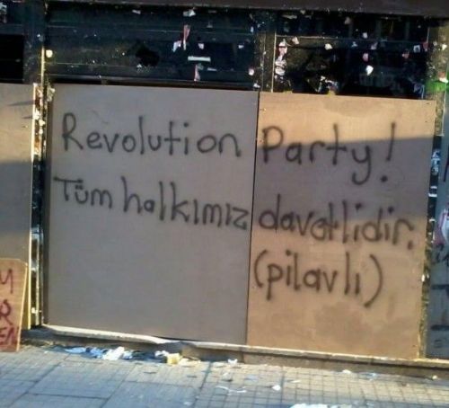 Gezi Parkı eylemlerinde öne çıkan ilginç pankartlar