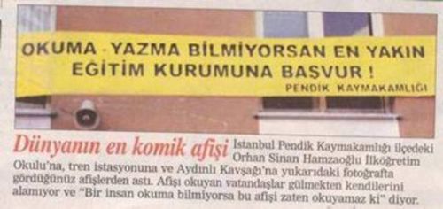 Yurdum insanının komik ilanları