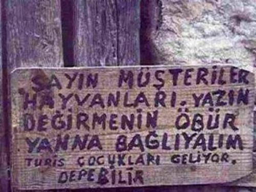 Yurdum insanının komik ilanları