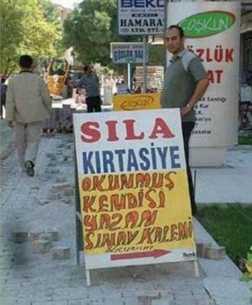 Yurdum insanının komik ilanları