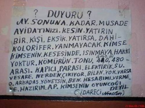 Yurdum insanının komik ilanları