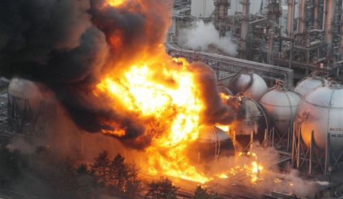 Japonya'dan deprem görüntüleri