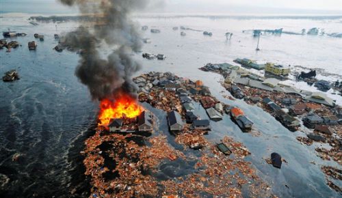 Japonya'dan deprem görüntüleri
