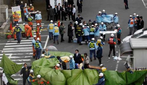 Japonya'dan deprem görüntüleri