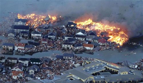 Japonya'dan deprem görüntüleri