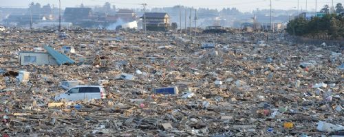 Japonya'nın tsunami sonrası görüntüleri