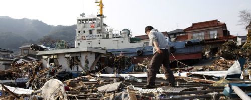 Japonya'nın tsunami sonrası görüntüleri