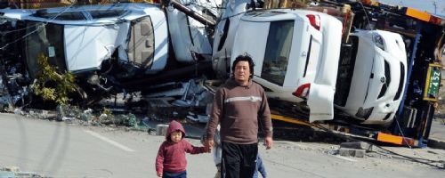 Japonya'nın tsunami sonrası görüntüleri