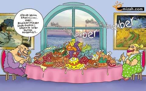 Tıklanma rekoru kıran Ramazan karikatürleri