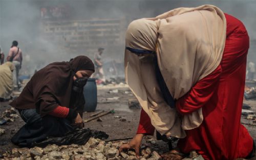 Katliamdan dehşet kareler