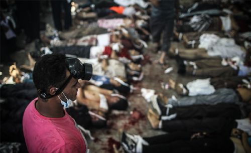 Katliamdan dehşet kareler