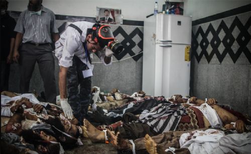 Katliamdan dehşet kareler