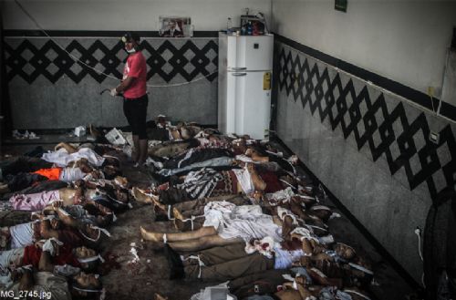 Katliamdan dehşet kareler