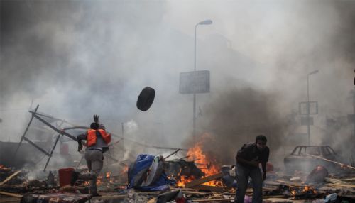 Katliamdan dehşet kareler