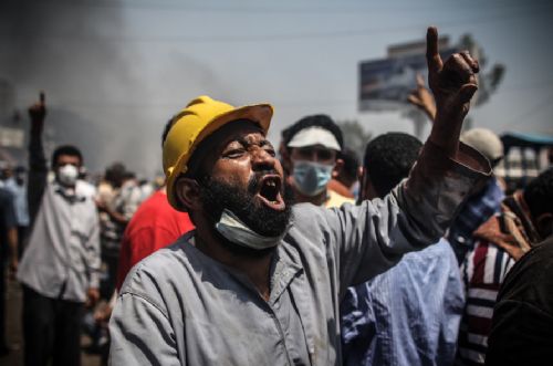 Katliamdan dehşet kareler