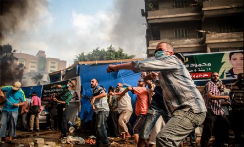 Katliamdan dehşet kareler