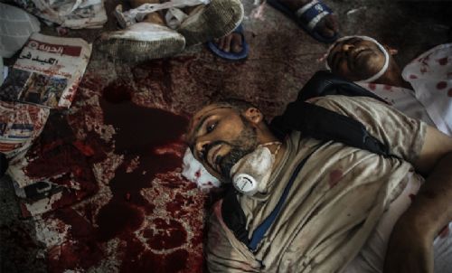 Katliamdan dehşet kareler