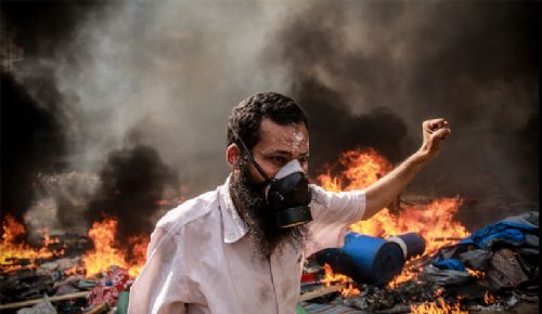 Katliamdan dehşet kareler