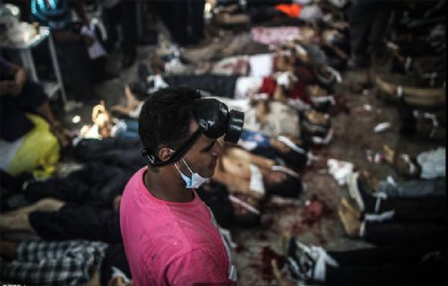 Katliamdan dehşet kareler