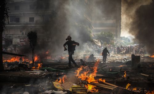 Katliamdan dehşet kareler