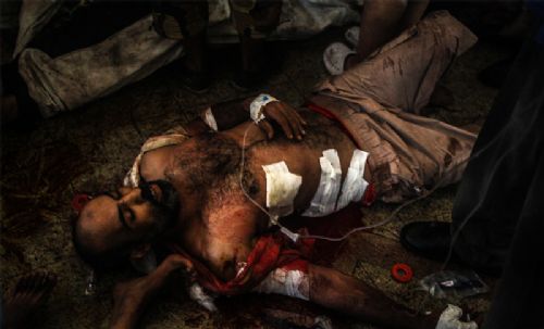 Katliamdan dehşet kareler