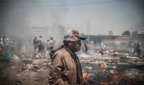 Katliamdan dehşet kareler